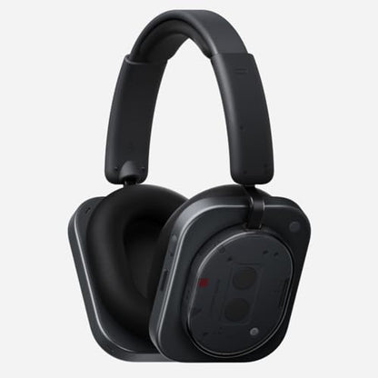 Nothing Headphone (1) Hybrid Active Noise Cancelling Headphones, Wireless Over-Ear Headphones with 6 Mics, 80Hrs Playtime, Hi-Res Audio, KEF-Tuned, Spatial Sound, Comfort Fit & Fast Charging Black - color: Black
