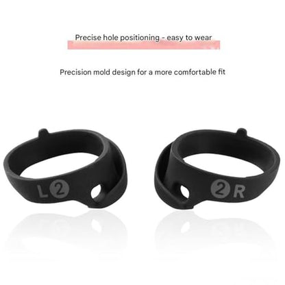 Ergonomic Silicone Earplug Stabilizer Rings for Dedicated 4th, Noise Reduction Long-Wear Sweatproof Exercise Noise Cancelling Earbuds Accessories - color: No. 2