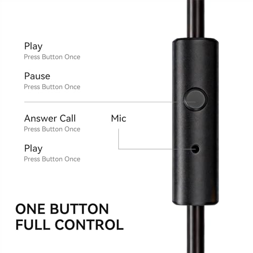 OneOdio Wired Over Ear Headphones Hi-Res Studio Monitor & Mixing DJ Stereo Headsets with 50mm Drivers and 1/4 to 3.5mm Jack for AMP Computer Recording Podcast Keyboard Guitar Laptop - Black (Renewed)