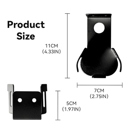 shinar Metal Wall Mount Compatible with Sonos Roam 1/2/SL | Mount Accessory Stand Bracket Compatible with Roam1/2 Roam SL Adjustable Bracket Max. 12 kg (Balck) - color: Balck