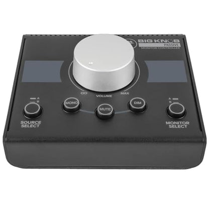 Mackie Big Knob Passive (Non-Powered) 2x2 Studio Monitor Controller – Signal Attenuator for Pro Audio | Passive audio path with 2x2 monitor switching for volume control, source selection and monitor mixing - size: Passive 2x2