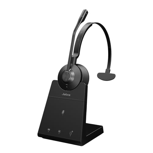 Jabra Engage 45 SE (Second Edition) Wireless Single-Ear Headphones - Bluetooth, Noise-Canceling Microphone, 13 hour Battery Life, Dual Connectivity, MS Teams Certified, Supports Other Platforms, Black - style: Single-Ear