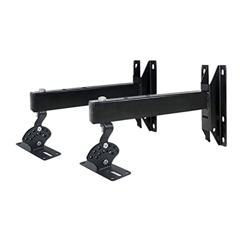Entertainment Center Shelves Lengthened and Thickened Speaker Wall Mount Bracket Can Be Rotated And Can Be Adjusted To Tilt The Speaker Mounting Bracket Suitable for DVD players, cable boxes ( Color : - color: D