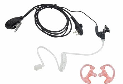 WODASEN BD502i Walkie Talkie Acoustic Tube Earpiece with PTT/VOX Mic Push to Talk Button Headset for Hytera HYT BD502i BD552i TC-508 PD502i BD552i BD602i PD402i PD482i TC-610 RCA XR150 RDR2500