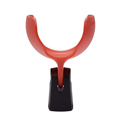 Ammo Clip 520 Bullet Mic Holder Compatible With Shure 520DX Green Bullet, Superlux D112/C and Other Similar Harmonica Microphones (Chilly Red) - color: Chilly Red