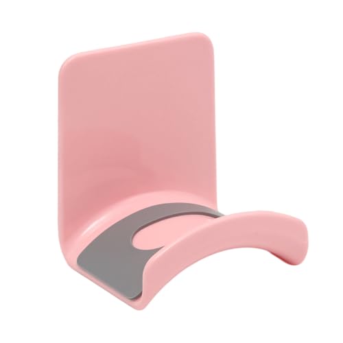 Pink Headphone Stand Hanger, Table Wall Mount Headset Holder Hook | 1Pcs ABS Plastic Adhesive Earphones Hangers for Desk Headphone Hanger, Most Headphones and Controller - color: Pink, size: Wall Mount