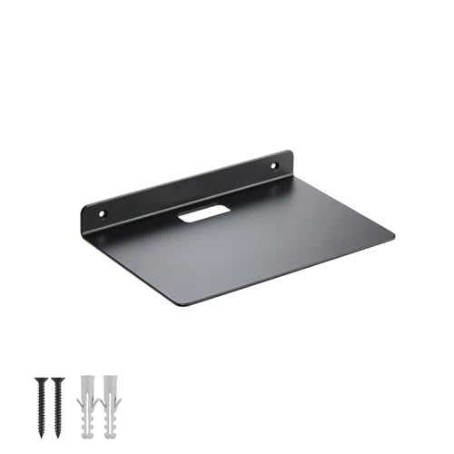 Small Wall Shelf,3.0mm Aluminum Alloy Small Floating Shelf,for Bathroom, Bedroom, Living Room, Kitchen,Office(10 inch Floating Shelf) - size: 10 inch floating shelf