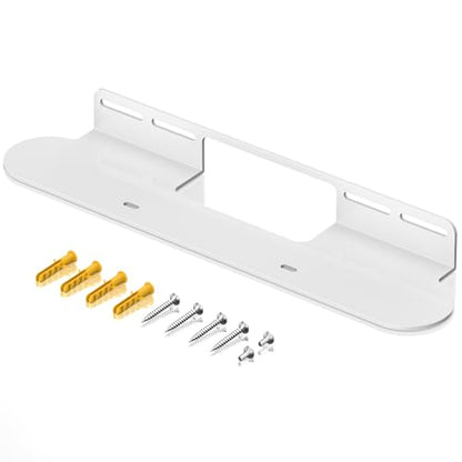 notiela Soundbar Mount for Sonos Beam Wall Mount White - Heavy Duty Wall Bracket Mount for Sonos Beam Gen 1 & Gen 2 Mounting Bracket for Space Saving - color: White