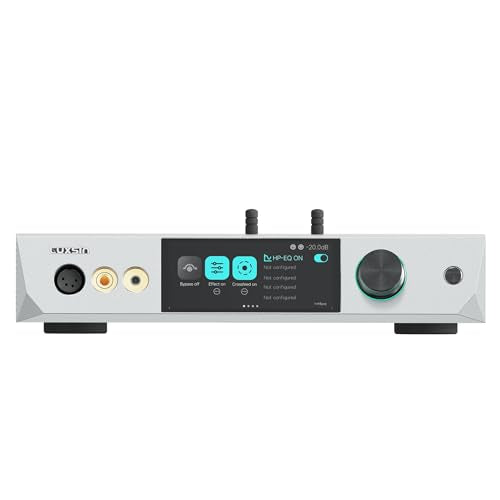 Luxsin X9 Desktop DAC & Headphone Amplifier, AK4191+AK4499EX, HP-EQ, Crossfeed, DSD512 PCM 768kHz/32Bit, APP/Web UI Wireless Control, with Remote Controller