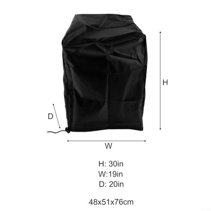 210D Waterproof Upright Speaker Cover Dustproof Protective Bag For Multimedia Audio Equipment, Outdoor Performance Use, 12X11x18in, 13X15x22in, 15X16.5x26.5in, 19X20x30in(19 * 20 * 30inch) - size: 19*20*30inch