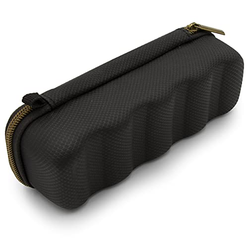 CASEMATIX Microphone Case Compatible with Wired Microphone Models up to 6.75” Maximum, Ultra Compact Mic Case Fits Singing, Vocal Dynamic Handheld Wired Microphones