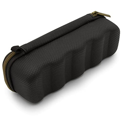 CASEMATIX Microphone Case Compatible with Wired Microphone Models up to 6.75” Maximum, Ultra Compact Mic Case Fits Singing, Vocal Dynamic Handheld Wired Microphones