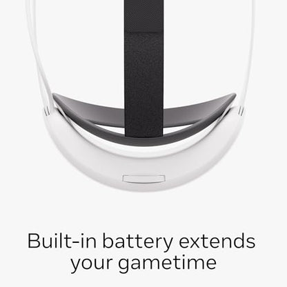 Meta Quest Elite Strap with Battery — Works with Meta Quest 3/3S — Up to 2 Extra Hours Playtime — Premium Comfort and Weight Distribution — Adjustable, Ergonomic Fit - style: Elite Strap with Battery