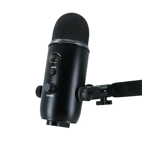 Desk Cookies Blue Yeti Microphone Mount 3/8" Adapter, Boom Arm Attachment, Durable Mounting Threads, Microphone Holder, Slim Profile (Matcha) - color: Matcha