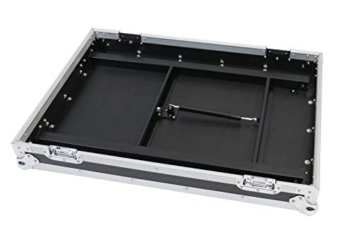OSP Cases | ATA Road Case | 16-Space Amp Rack | 20" Deep | Standing Lid Table | RC16U-20SL - size: 16 Space, 20" Table