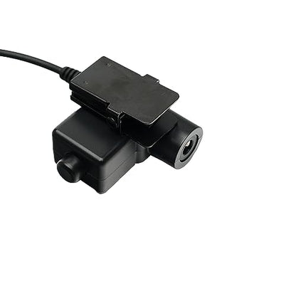 Civilian Z-Tactical U94 PTT Adapter Cable Plug Push to Talk for Baofeng UV-5R UV-82 BF-F8HP BF 888S Kenwood TK-308 TK-320 TK-2312 TK-3212 Walkie Talkie Two Way Radio
