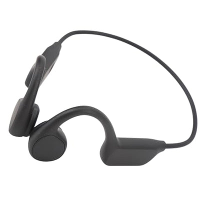 Bone Conduction Headphones, Open Ear IPX8 Water Proof Swimming Earphone, Lightweight Sports Noise Cancellation Headset for Running Cycling