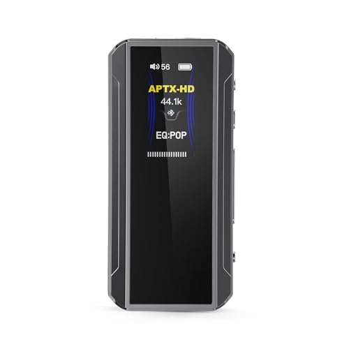 FiiO BTR13 Bluetooth Headphone Amplifier with LDAC, aptX Adaptive, aptX HD, AAC (Dual CS43131 3.5mm Unbalanced & 4.4mm Balanced Output) (Black) | LDAC and AAC support, AptX Adaptive and aptX HD, Dual CS43131 DAC, 3.5mm and 4.4mm outputs - color: Black
