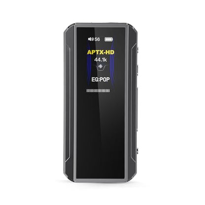FiiO BTR13 Bluetooth Headphone Amplifier with LDAC, aptX Adaptive, aptX HD, AAC (Dual CS43131 3.5mm Unbalanced & 4.4mm Balanced Output) (Black) | LDAC and AAC support, AptX Adaptive and aptX HD, Dual CS43131 DAC, 3.5mm and 4.4mm outputs - color: Black