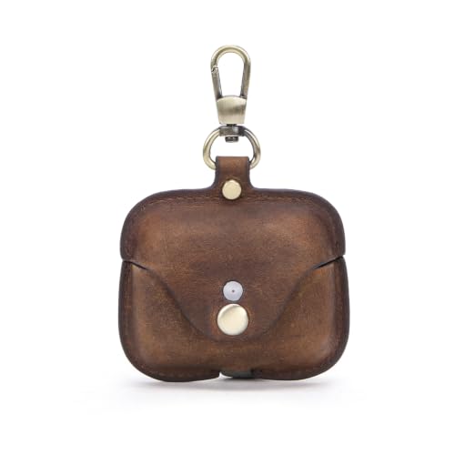 Hiram Custom Case Crazy Horse Cowhide Leather Portable Travel Case Headphone Cases - color: Custom