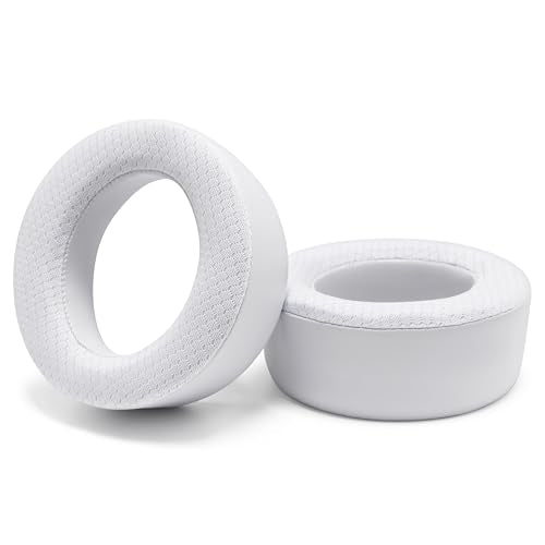 WC Freeze Pulse Elite - Cooling Gel Earpads for PS5 Pulse Elite | Made by Wicked Cushions | Thicker Cushion & Wider Opening | White - color: White