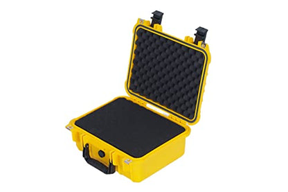 MEIJIA All Weather IP67 Waterproof Hard Camera Case,Hard Protective Case,Hard Case with Customizable Foam,Fit Use of Drones,Camera,Equipments,Pistols(Yellow,13.35 x11.63x5.98inches) - color: Yellow, size: 13.35 x11.63x5.98inches