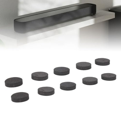 50Pcs Black EVA Foam Vibration Soundbar Isolation Pads Non Slip Thickened Adhesive Shock Absorption Pads Studio Monitors(20 * 5mm) - style: 20*5mm