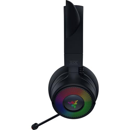 Razer Kraken Kitty V3 Pro Wireless RGB Gaming Headset, Black - color: Black