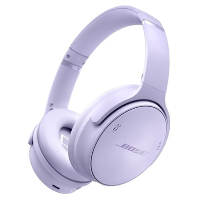 Bose QuietComfort Bluetooth Headphones, Wireless Headphones with Active Over Ear Noise Cancelling and Mic, Deep Bass, Up to 24 Hours of Playtime, Chilled Lilac - Limited Edition Color - color: Chilled Lilac