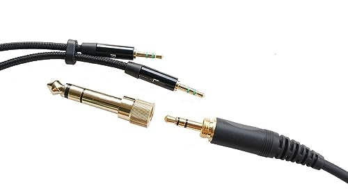 V-MOTA HE400i(2.5mm Plug Version) Cable Compatible with Hifiman HE400S, HE-400i, HE560, HE-350, HE1000, HE1000 V2 Headphone, 5.9Ft to 16Ft (Dual 2.5mm Plugs)