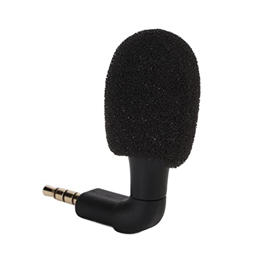 Zopsc Mini Directional 3.5mm Jack Microphone 360° Surround Sound, Portable Audio Mic for Smartphone, Video Recording, Voice Chat, Plug & Play