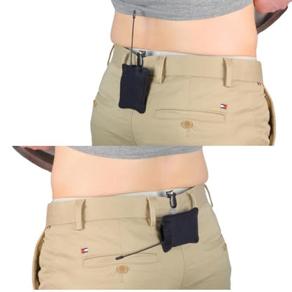 URSA Belt Pouch with Clips - Versatile Rigging for Wireless Transmitters (Black, Medium) - color: Black, size: Medium