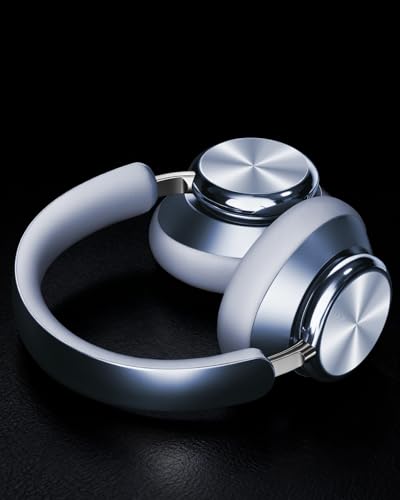 Wentronic Y03 Bluetooth Headphones Wireless Active Noise Cancelling Over Ear Headphones 48 Hours Playtime High Sound Quality 6 EQ Music Mode Headphones with Soft Ear Cushion - Blue - color: Blue
