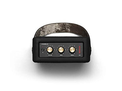 Marshall Stockwell II Portable Bluetooth Speaker, Black and Brass