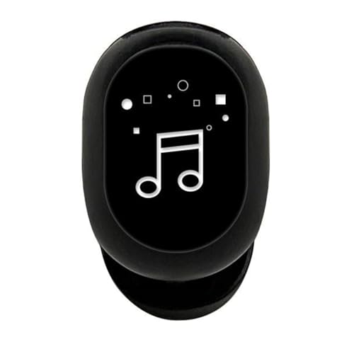 Fabater Single Ear Bluetooth Headset, BT 5.0 3 Hour Playtime Mini Wireless Earbuds, Truck Driver Headset with Touch Control Dual Interconnection IPX4 Sweatproof for Smart Phones PC TV (Black) - color: Black