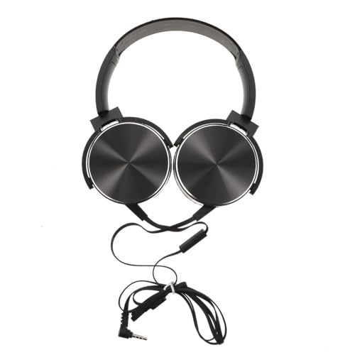 SHINEOFI Lightweight Wired Over Ear Gaming Headset with Surround Sound Stereo Noise Isolating Microphone Comfortable Breathable Earmuffs for Computer and Long Gaming Sessions