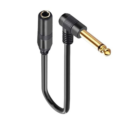1/4inch Extension Cable,6.35mm 1/4" Male to Female Stereo Adapters,Headphones Guitar Right Extension Cable
