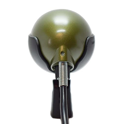 Ammo Clip 520 Bullet Mic Holder Compatible With Shure 520DX Green Bullet, Superlux D112/C and Other Similar Harmonica Microphones (Natural Black) - color: Natural Black