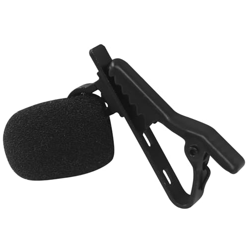 10 Pcs Lavalier Microphone Clips Replacement Kit with 10 Pcs Foam Windscreen Covers, Lapel Mic Clips Sponge Cover Kit for Voice Recording, Video Conferencing and Online Meetings - size: 10 Pack