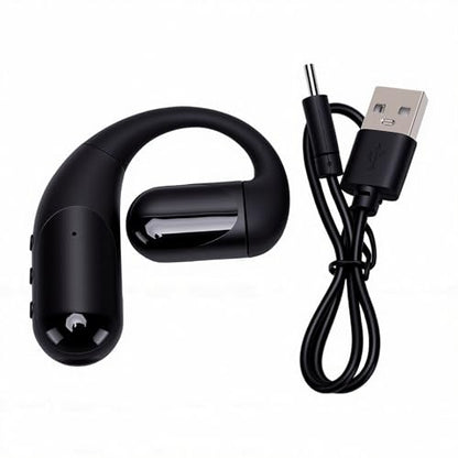 Fabater 6.0 Single Ear Bluetooth Headset, Bluetooth Earpiece, Wireless Headphone Digital Display Rotatable Comfortable for Work, Driving and Office Calls