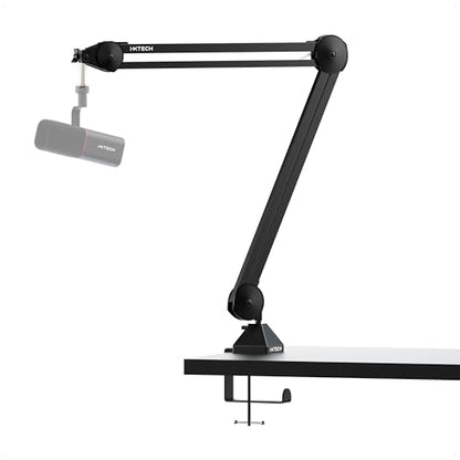 Microphone Boom Arm Stand, Heavy Duty Adjustable Mic Stand with Cable Ties, Desk Mount Arm Stand for Gaming Streaming Podcasting. - color: MI06 MEDIUM