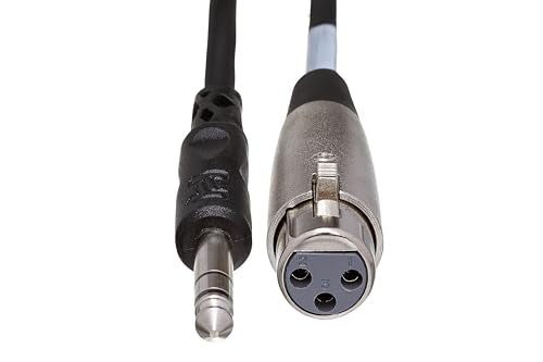 Hosa STX-102F Balanced Interconnect, XLR3F to 1/4 Inch TRS, 2 Feet