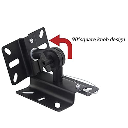 FEELIN Speaker Stand Speaker Wall Mount Bracket Ceiling Surround Speaker Gear Shelf for Office Living Room Conference Room Speaker Wall Shelf Media Stand Audio-Video Shelving