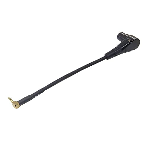 WJSTN 3-pin Right Angle XLR to 3.5mm Male Adjustable Angle Balanced Stereo Audio Adapter Cable 1 Feet - size: 1ft