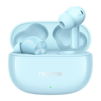 realme Buds T200x True Wireless Earbuds with 12.4mm Dynamic Bass Drivers, 25 dB ANC, Quad Mic, 45ms Latency, Upto 48 Hrs Playback, Fast Charge, IP55 Rated, BT 5.4 - (Blue)