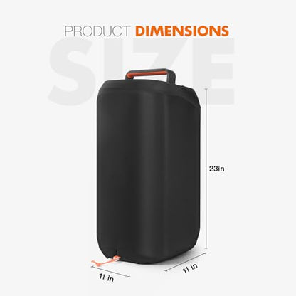 Dust Cover Protective Case for JBL PartyBox 120 Portable Party Speaker | Stretch Speaker Cover with Elastic Band, Washable, Scratch & Dust Resistant Slip Sleeve - size: For JBL Partybox 120