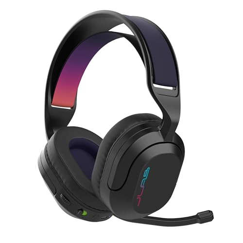 JLab Nightfall Wireless Gaming Headset, Bluetooth 5.3, Black - color: Black