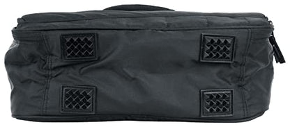 Rockville MB1615 DJ Gear Mixer Gig Bag Case, 15.5" x 15" x 5", Rugged Nylon, Water-Resistant, Front Pocket for Laptop and Accessories, for Mobile DJs and Studio Professionals | Fits Mixers Controllers FX Pedals, 17" Laptop Pocket, 8mm Foam Padding, YKK Zi
