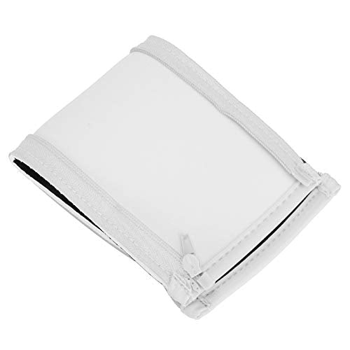 Headphone Headband Cover, Premium Protein Leather Replacement Cushion with Zipper Design for Iron Triangle M50 Headphones, Soft Comfortable Anti-Slip White - color: White