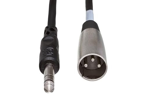 Hosa STX-120M Balanced Interconnect - 1/4-inch TRS Male to XLR Male - 20 Foot